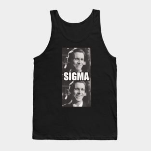 Chris Bale Sigma Male Smile meme Tank Top